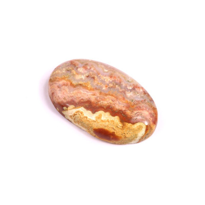 Kabošon Yellou Crazy Lace Agate č.2492 (32x20x6mm)