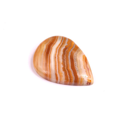 Cabochon Yellow Crazy Lace Agate No. 2496 (31x24x5mm)