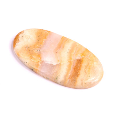 Kabošon Yellou Crazy Lace Agate č.2497 (47x24x4mm)