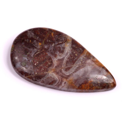 Cabochon Amethyst Prasiolite No. 2573 (50x27x8mm)