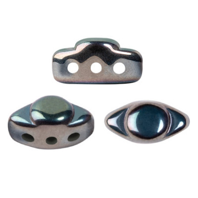 Volos par Puca 4x8mm Full Celsian 23980/22500 | 3-Hole Beads