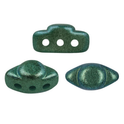 Volos® par Puca® 4x8mm Metallic Mat Green Turquoise 23980/94104