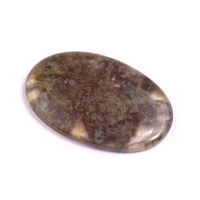 Cabochon Red Moss Agate No. 2701 (43x29x5mm)