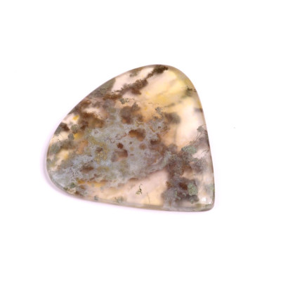 Cabochon Red Moss Agate No. 2708 (36x37x4mm)