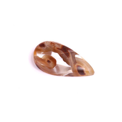 Cabochon Stick Agate No. 2751 (28x15x5mm)