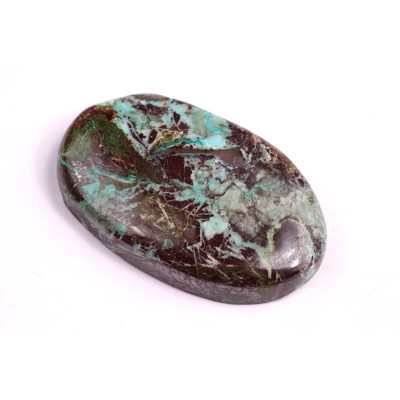 Cabochon Azurite Turquoise No. 3081 (38x24x7mm)