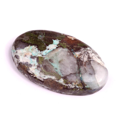 Cabochon Azurite Turquoise No. 3095 (43x26x7mm)