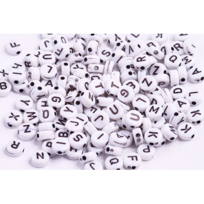 Plastové korálky 19 (7x3 mm)