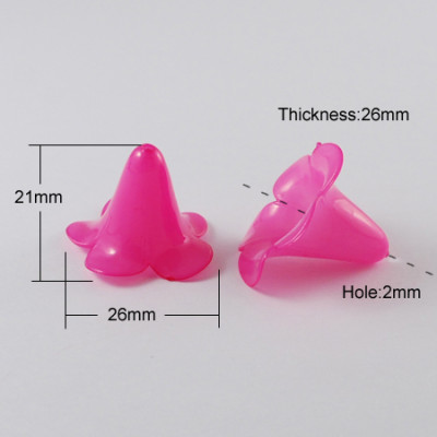 Plastové korálky 68 (21x26 mm)