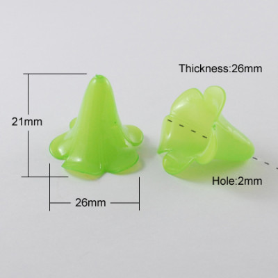 Plastové korálky 71 (21x26 mm)