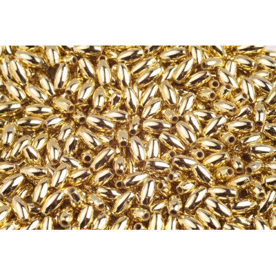 Plastové korálky zlatá rýže č. 149 (6x3mm)