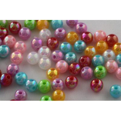 Plastové korálky 375 (6mm)