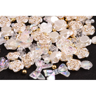 Plastové korálky MIX č.1