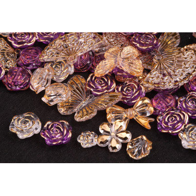 Plastové korálky MIX č.6