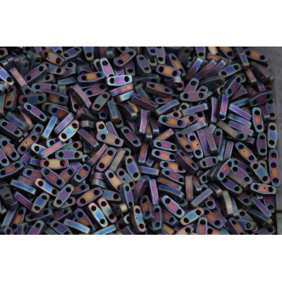 MIYUKI Quarter Tila - No. 13 - Matted Multi Iris