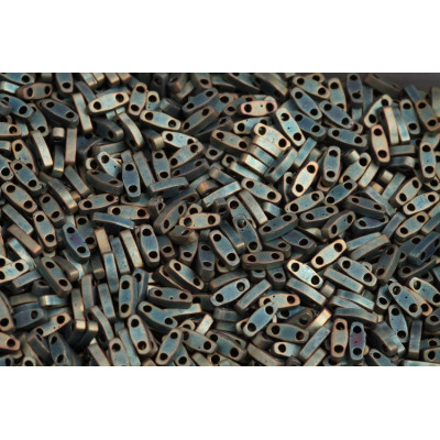 MIYUKI Quarter Tila - No. 27 - Matted Metallic Patina Iris