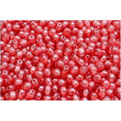 Round Beads Rosas 4mm Rutkovsky 00030-541005 | Vidrio Checo