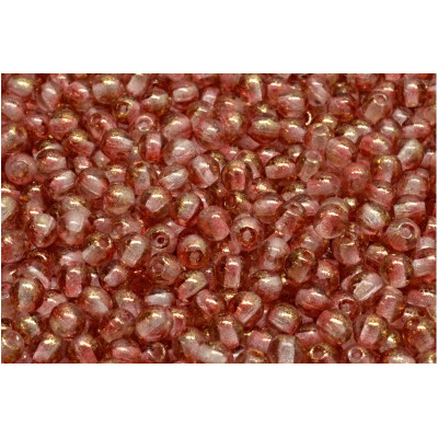 Round Beads 4mm Rose Gold Bronze 00030-541012 | Rutkovsky Glass