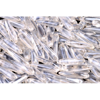 Preciosa Thorn 5x16mm Crystal White Luster 00030/14400 | Czech Beads