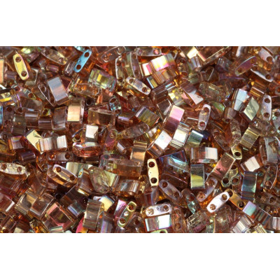 MIYUKI Half Tila N.752 Crystal Brown Rainbow