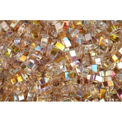 MIYUKI Half Tila N.754 Crystal Lemon Rainbow