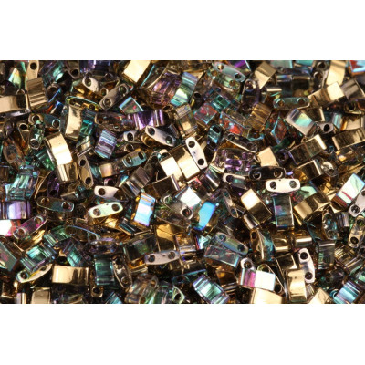 MIYUKI Half Tila č. 755  Crystal Golden Rainbow