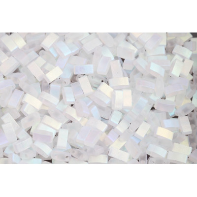 MIYUKI Half Tila N.761 Crystal AB Full Matted