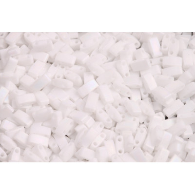 MIYUKI Half Tila N.765 Matted White AB