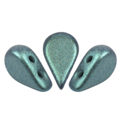 Amos® par Puca® Stardust Green 23980-29153 | Czech Glass Beads