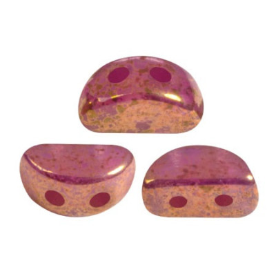 Kos® par Puca® Beads Light Rose Opal Bronze 71010/15496 | 6x3mm