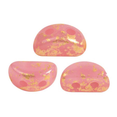 Kos par Puca 6x3mm Light Rose Opal Splash 71010/94401 | 25pcs