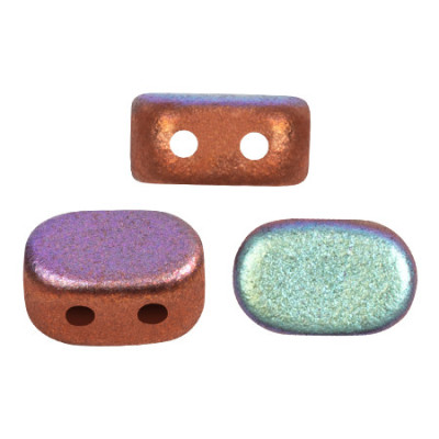 Lipsi par Puca 7x4mm Bronze Red Mat AB 00030-01750-28701