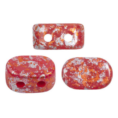 Lipsi par Puca 7x4mm Grenadine Opal Tweedy 91210-45703 | Glass Beads