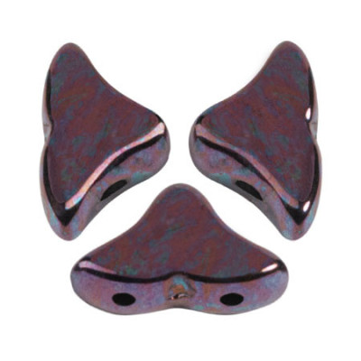 Hélios® par Puca® Jet Nebula 23980/15001 | Czech 2-Hole Beads