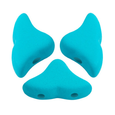 Hélios par Puca 6x10mm Aqua Mat 03000/336005 | Czech Beads