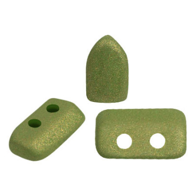 Piros® par Puca® 125 Trendy Light Olive Mat 03000-29768 | 2-Hole Beads
