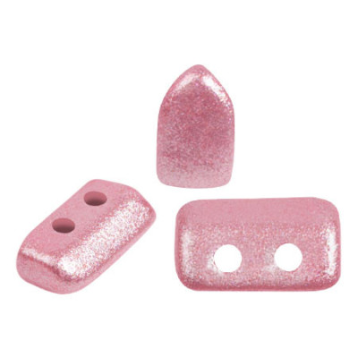 Piros par Puca Pink Pearl 03000-70012 | Czech Two-Hole Glass Beads