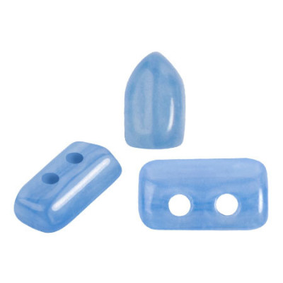 Piros par Puca 2-Hole Beads Blue Opal 31010 | Czech Glass