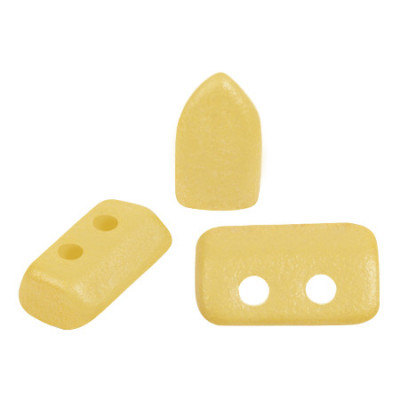 Piros par Puca 5x3x2mm Vogue Mat Canary Yellow 24802 | Czech Beads