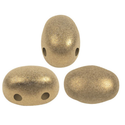 Samos par Puca 5x7mm Metallic Mat Gold 94200