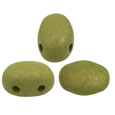 Samos® par Puca® 5x7mm Trendy Light Olive Mat 29768 | Czech Beads