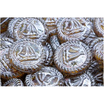 Boat Medallion No. 4094 (20x20mm)  00030-86800-54201