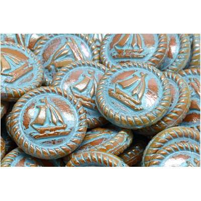 Boat Medallion No. 4103 (20x20mm) 02010-29123-54308