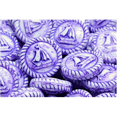 Korálky Plachetnice č.4106 (20x20mm)