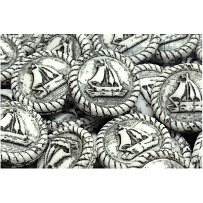 Korálky Plachetnice No.4108 (20x20mm)