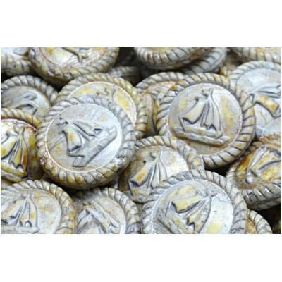 Boat Medallion No. 4114 (20x20mm) 02010-86800-54201