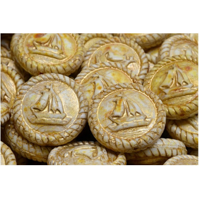 Boat Medallion No. 4115 (20x20mm)  02010-86800-54202