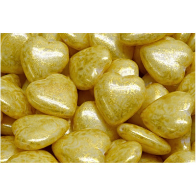 Heart Beads 15x16mm Side Hole No. 4707 (15x16mm)
