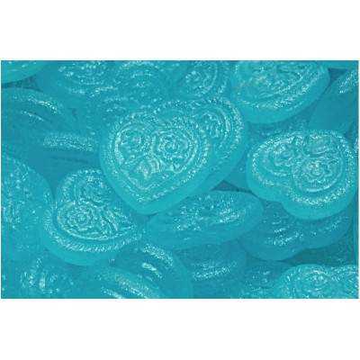 Heart Beads With Flowers 17x17mm No. 5329