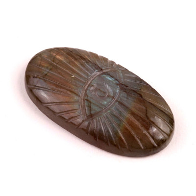 Cabochon Labradorite No. 4765 (43x23x7 mm)